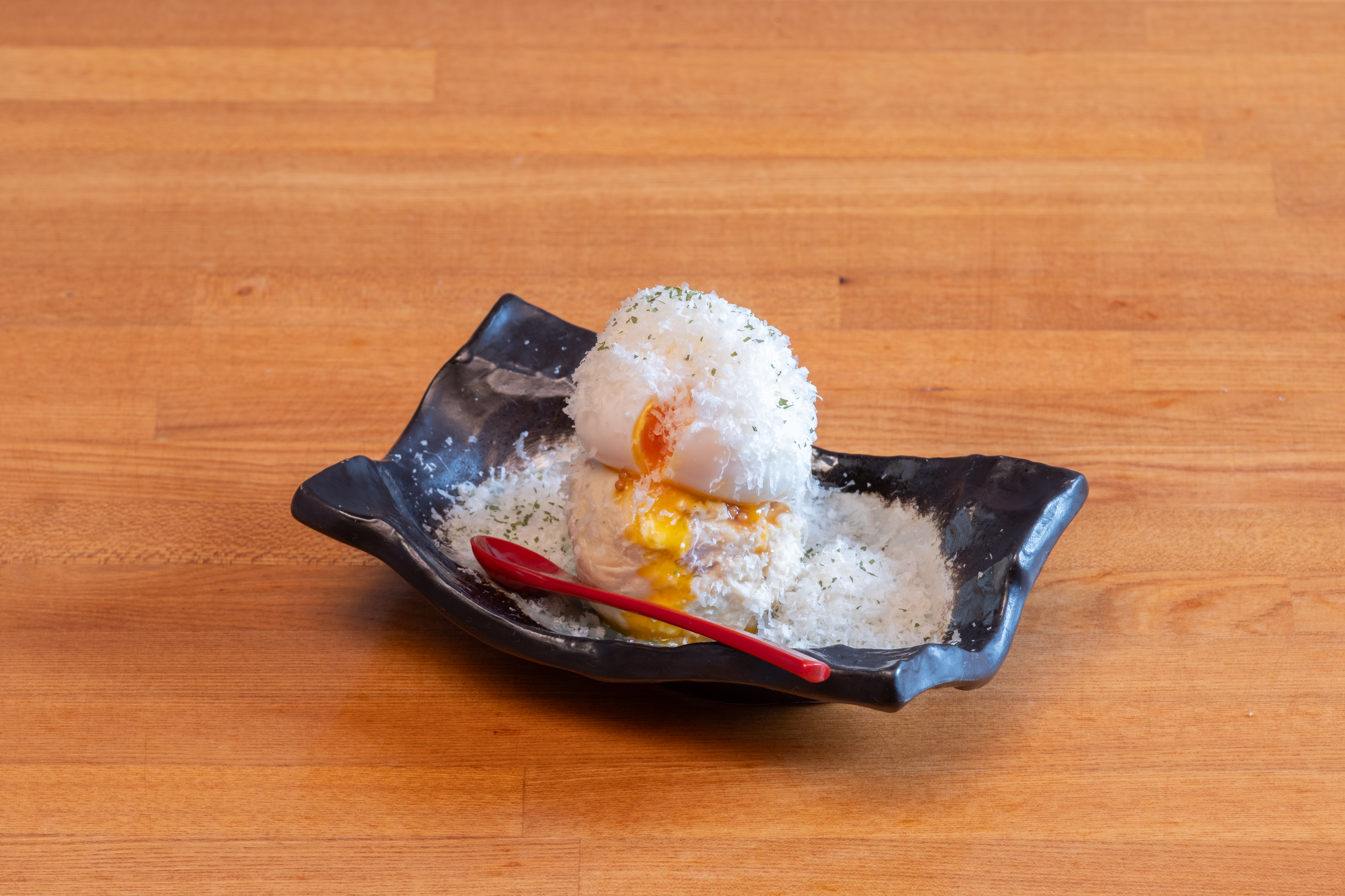 あひるのつくね～温玉だれ～