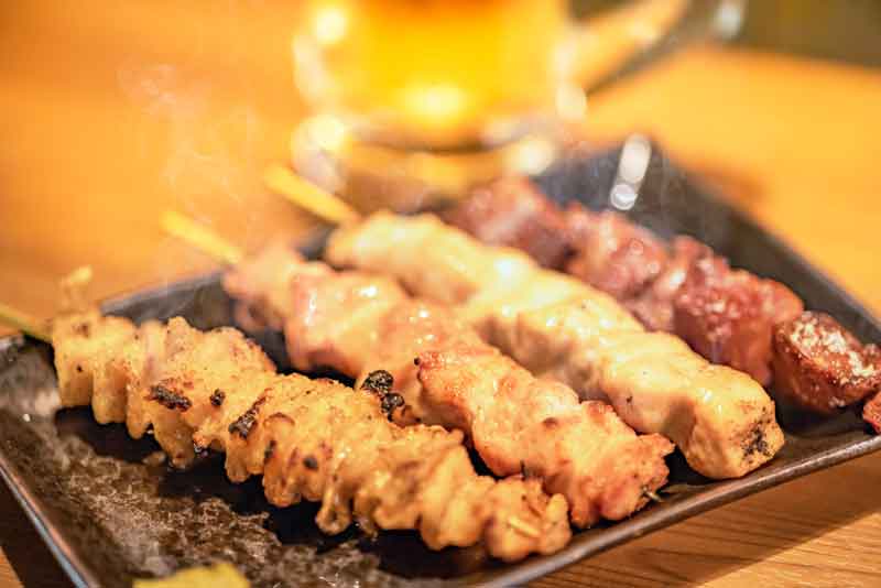 沖縄県産やんばるハーブ鶏のとろレバー串